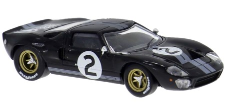 BR18555 HO Scale Brekina 1965/1966 Ford GT40 - Black #2