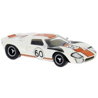 BR18557 HO Scale Brekina 1965/1966 Ford GT40 - White/Orange #60 BR18557 HO Scale Brekina 1965/1966 Ford GT40 - White/Orange #60