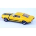 BR19611 HO Scale Brekina 1968 Ford Mustang Boss 302 Fastback - Yellow & Black Stripes
