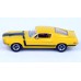 BR19611 HO Scale Brekina 1968 Ford Mustang Boss 302 Fastback - Yellow & Black Stripes