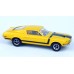 BR19611 HO Scale Brekina 1968 Ford Mustang Boss 302 Fastback - Yellow & Black Stripes