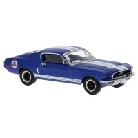 BR19618 HO Scale Brekina 1968 Ford Mustang Shelby GT - Metallic Blue BR19618 HO Scale Brekina 1968 Ford Mustang Shelby GT - Metallic Blue