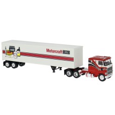 BR85863 HO Scale Brekina Ford CLT-9000 COE Truck Tractor & 45' Trailer - Motorcraft BR85863 HO Scale Brekina Ford CLT-9000 COE Truck Tractor & 45' Trailer - Motorcraft