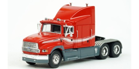 BR85905MCW HO Scale Brekina Ford Aeromax 120 (LTLA-9000) Truck Tractor Red/White Stripes