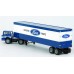BR863268 HO Scale Brekina 1970 Ford C-Series COE Truck Tractor & 45; Trailer Blue/White - Ford Parts BR863268 HO Scale Brekina 1970 Ford C-Series COE Truck Tractor & 45; Trailer Blue/White - Ford Parts
