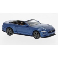 PCX870564 HO Scale Minichamps 2020 Ford Mustang 5.0 Convertible - Metallic Blue PCX870564 HO Scale Minichamps 2020 Ford Mustang 5.0 Convertible - Metallic Blue