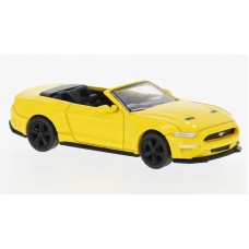 PCX870566 HO Scale Minichamps 2020 Ford Mustang 5.0 Convertible - Yellow