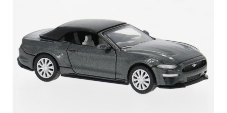 PCX870567 HO Scale Minichamps 2020 Ford Mustang 5.0 Convertible - Metallic Dark Gray PCX870567 HO Scale Minichamps 2020 Ford Mustang 5.0 Convertible - Metallic Dark Gray