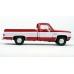 BR19651 - Brekina HO 1981 GMC Sierra Grande Pickup - Red/White