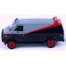 BR18250 - Brekina HO 1983 GMC Vandura Custom Van - A-Team Black & Gray