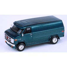 BR18251 - Brekina HO 1983 GMC Vandura Custom Van - Metallic Green