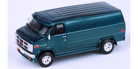 BR18251 - Brekina HO 1983 GMC Vandura Custom Van - Metallic Green