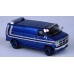 BR18253 - Brekina HO 1983 GMC Vandura Custom Van - Metallic Blue