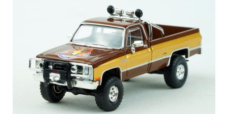 BR19653 - Brekina HO 1981 GMC Sierra Grande Pickup - Fall Guy