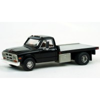 BR19669 - Brekina HO 1968 GMC Sierra Grande Flatbed Truck - Black