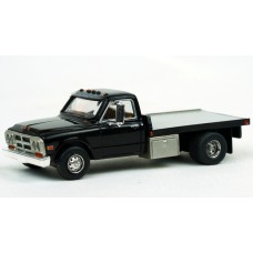 BR19669 - Brekina HO 1968 GMC Sierra Grande Flatbed Truck - Black
