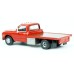 BR19670 - Brekina HO 1968 GMC Sierra Grande Flatbed Truck - Red