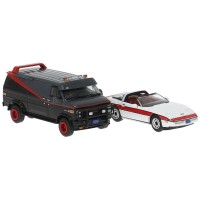 BR90501 - Brekina HO 1983 GMC Vandura Custom Van & 1984 Corvette C4 - A-Team Set BR90501 - Brekina HO 1983 GMC Vandura Custom Van & 1984 Corvette C4 - A-Team Set