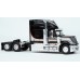 BR85825 HO Scale Brekina International LoneStar Sleeper Truck Tractor - Black/Silver