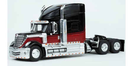 BR85829 HO Scale Brekina International LoneStar Sleeper Truck Tractor - Black/Red