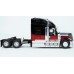 BR85829 HO Scale Brekina International LoneStar Sleeper Truck Tractor - Black/Red