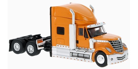 BR85830 HO Scale Brekina International LoneStar Sleeper Truck Tractor - Orange