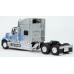 BR85831MCW HO Scale Brekina International LoneStar Sleeper Truck Tractor - Silver/Blue Flames