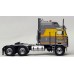 BR85734 HO Scale Brekina Kenworth K100 108"BBC Aerodyne COE Truck Tractor Gray/Yellow "Friderici"