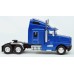 BR85925 HO Scale Brekina Kenworth T600 Sleeper Truck Tractor Metallic Blue