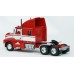 BR85926 HO Scale Brekina Kenworth T600 Sleeper Truck Tractor Red-White