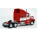 BR85926 HO Scale Brekina Kenworth T600 Sleeper Truck Tractor Red-White