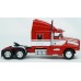 BR85926 HO Scale Brekina Kenworth T600 Sleeper Truck Tractor Red-White