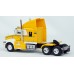 BR85927 HO Scale Brekina Kenworth T600 Sleeper Truck Tractor Yellow-White