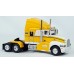 BR85927 HO Scale Brekina Kenworth T600 Sleeper Truck Tractor Yellow-White