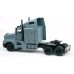 BR85928 HO Scale Brekina Kenworth T600 Sleeper Truck Tractor Matte Gray