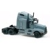 BR85928 HO Scale Brekina Kenworth T600 Sleeper Truck Tractor Matte Gray