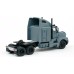 BR85928 HO Scale Brekina Kenworth T600 Sleeper Truck Tractor Matte Gray