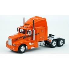 BR85931 HO Scale Brekina Kenworth T600 Sleeper Truck Tractor Orange - Schneider National