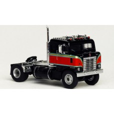 BR85950 HO Scale Brekina Kenworth Bullnose COE Truck Tractor Black/Red