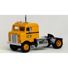 BR85953 HO Scale Brekina Kenworth Bullnose COE Truck Tractor - Yellow ICX