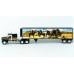 BRE86255 - HO Scale Brekina Kenworth W900 Tandem Axle Truck Tractor & 45' Trailer - "Snowman" BRE86255 - HO Scale Brekina Kenworth W900 Tandem Axle Truck Tractor & 45' Trailer - "Snowman"