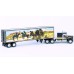BRE86255 - HO Scale Brekina Kenworth W900 Tandem Axle Truck Tractor & 45' Trailer - "Snowman" BRE86255 - HO Scale Brekina Kenworth W900 Tandem Axle Truck Tractor & 45' Trailer - "Snowman"