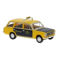 BR27265 - Brekina HO Lada 2102 Combi - Taxi (yellow/blue) Havanna BR27265 - Brekina HO Lada 2102 Combi - Taxi (yellow/blue) Havanna