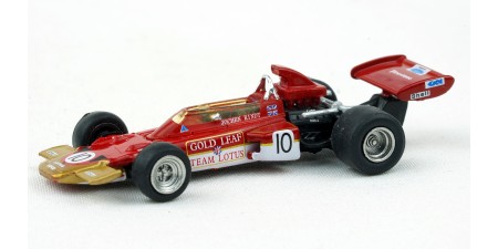 BR22881 HO Scale 1970 Lotus 72D (#10, Gold Leaf) Formula 1 Race Car
