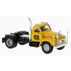 BR85978 HO Scale Brekina Mack B61 Truck Tractor Yellow John Deere