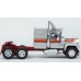 BR85806 HO Scale Brekina Mack RS700 Truck Tractor Metallic Silver & Stripes