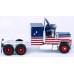 BR85809 HO Scale Brekina Mack RS700 Truck Tractor - Red/White/Blue Stars & Stripes