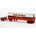 BR85923 HO Scale Brekina Mack B61 Truck Tractor & 45' Van Trailer - Mackie the Mover