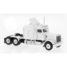 BR10224 HO Scale Brekina Peterbilt 359 63" Sleeper Truck Tractor Kit - Undecorated White