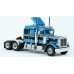 BR85718 HO Scale Brekina Peterbilt 359 63" Sleeper Truck Tractor - Teal/Black
